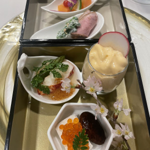 色んな食材を少しずつ食べれて良い|698767さんの横浜迎賓館の写真(2106471)