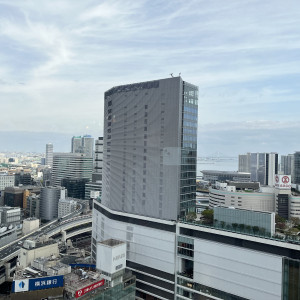 上層階、披露宴会場からの景色|698829さんの横浜ベイシェラトン ホテル&タワーズの写真(2108291)