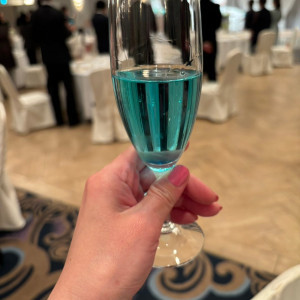 プラス料金で乾杯酒の色をつけました。|698847さんのホテルオークラ東京ベイの写真(2108140)