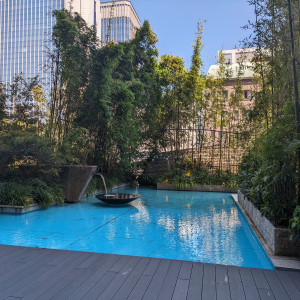 チャペルのすぐ横にあるプールです|698911さんのオリエンタルホテル 神戸・旧居留地の写真(2139495)