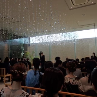 ゲストから見た挙式会場です。