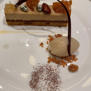 コースのケーキです。