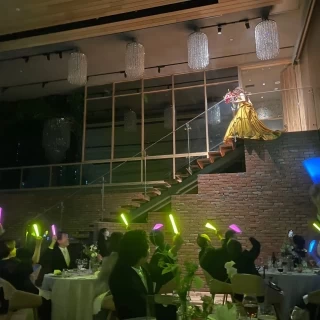 2階階段からの再入場
