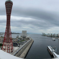 スカイコートから見える神戸の景色です。