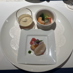 前菜、スープ、魚料理|699335さんのグランドニッコー東京 台場の写真(2119772)