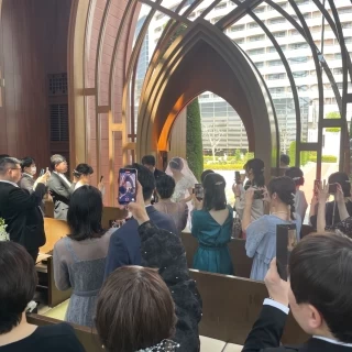 新婦入場の様子