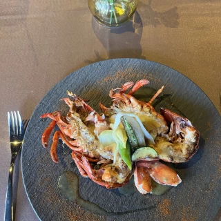 試食で頂いたオマール海老