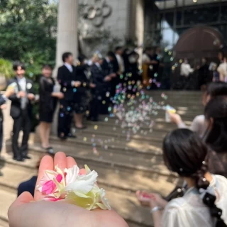 フラワーシャワー シャボン玉