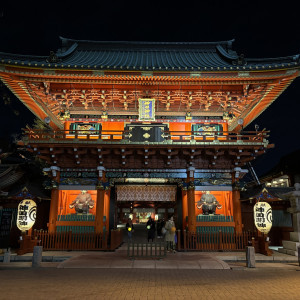 夜の門|699744さんの神田明神 明神会館の写真(2388616)