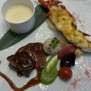 披露宴の料理|699808さんのアルカンシエル luxe mariage 大阪（アルカンシエルグループ）の写真(2116063)