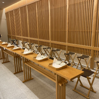 列席者が座る席