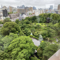 披露宴会場から見える庭園