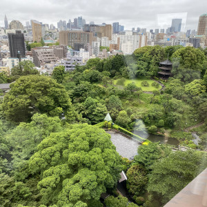 披露宴会場から見える庭園|699965さんのホテル椿山荘東京の写真(2445770)