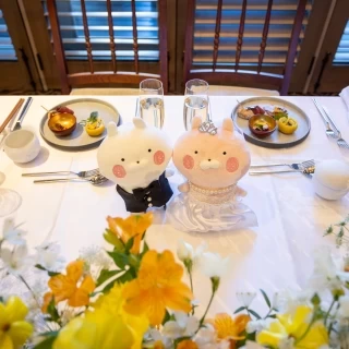 中座時の新郎新婦の席