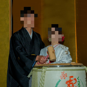 鏡開き
ケーキ入刀の代わりに行いました。|700203さんの宮崎神宮会館の写真(2422476)