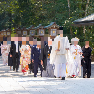 挙式会場までの道|700203さんの宮崎神宮会館の写真(2422455)