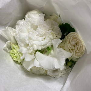 挙式後にもらった装花|700207さんのパレスホテル東京(PALACE HOTEL TOKYO)の写真(2118806)