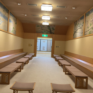 神前式前の控室