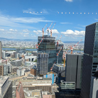 披露宴会場からの景色