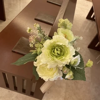 挙式場のお花 造花