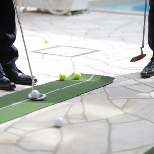 ガーデンにパターゴルフ練習スペース|700275さんのアクアテラス迎賓館  大津の写真(2121739)