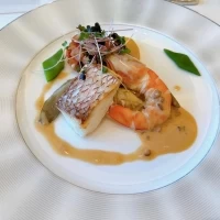 海老と真鯛のオーブン焼き