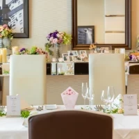 新郎新婦の席