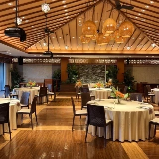 セブ島を思い出すようなお洒落な披露宴会場