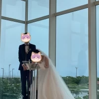 式場での写真
