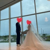 式場での写真