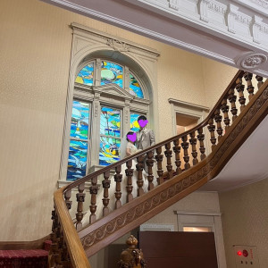 貴賓館の階段のステンドグラスがとても素敵です！|700546さんのグランドプリンスホテル高輪 貴賓館の写真(2125133)