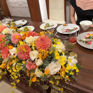 二次会　メインテーブル装花|700604さんのアルマリアンTOKYOの写真(2121682)