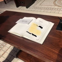 ずっと証明書を残して見にこられるとのこと