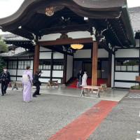 明治記念館でのアルバム用撮影