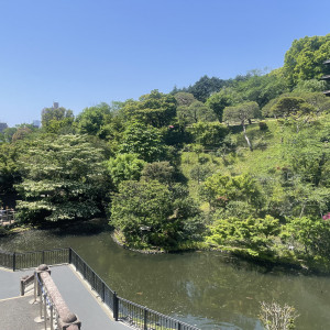 チャペル後のお庭の景色|700771さんのホテル椿山荘東京の写真(2122764)