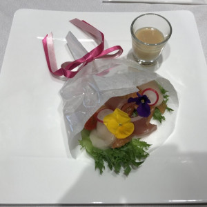 前菜|700782さんのアルカンシエル luxe mariage 大阪（アルカンシエルグループ）の写真(2122858)