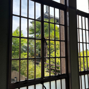 披露宴会場の窓からみえる様子|700879さんのTHE SODOH HIGASHIYAMA KYOTO（ザ ソウドウ 東山 京都）の写真(2123477)