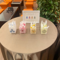カラードレスの色当てグッズ。スタッフさん設置してくれました