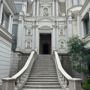 大聖堂の入り口の階段です|700943さんの百花籠（ひゃっかろう）- Neo Japanesque Wedding -の写真(2123764)