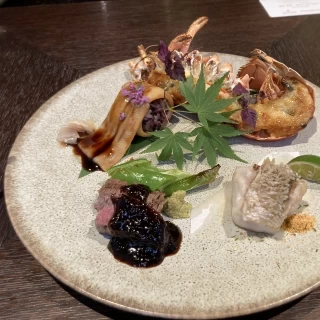 和風の婚礼料理です。