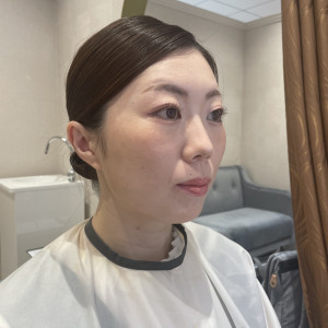 ウェディングドレス時のメイク|701246さんのオリエンタルホテル福岡博多ステーションの写真(2306619)