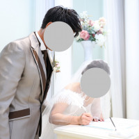 結婚証明書署名