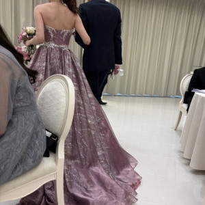お色直し入場の様子|701580さんのアルカンシエル luxe mariage 名古屋（アルカンシエルグループ）の写真(2369475)