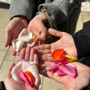 フラワーシャワーのお花|701580さんのアルカンシエル luxe mariage 名古屋（アルカンシエルグループ）の写真(2369484)