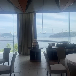 海が見える披露宴会場
