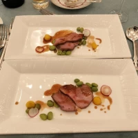 前菜の肉料理