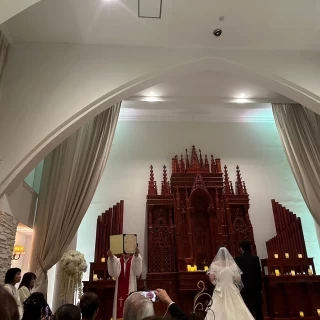 チャペル入場後