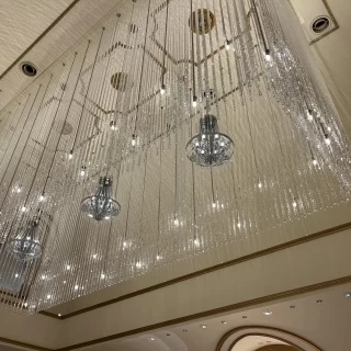 天井も豪華でした！キラキラで綺麗！