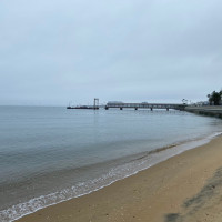 中庭からつながる海