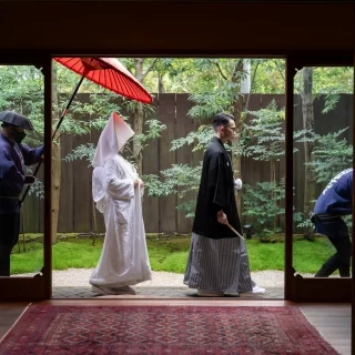 俥夫さんの先導